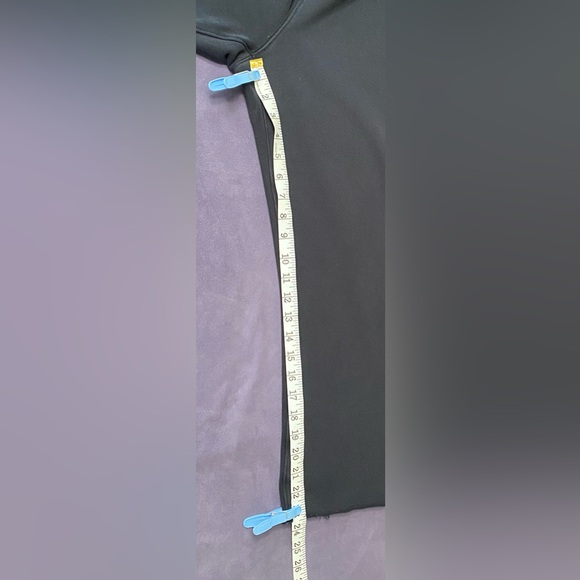 Frank & Eileen CATHERINE Triple Fleece Wide Leg Crop Sweatpants Size: L Navy - Picture 15 of 16